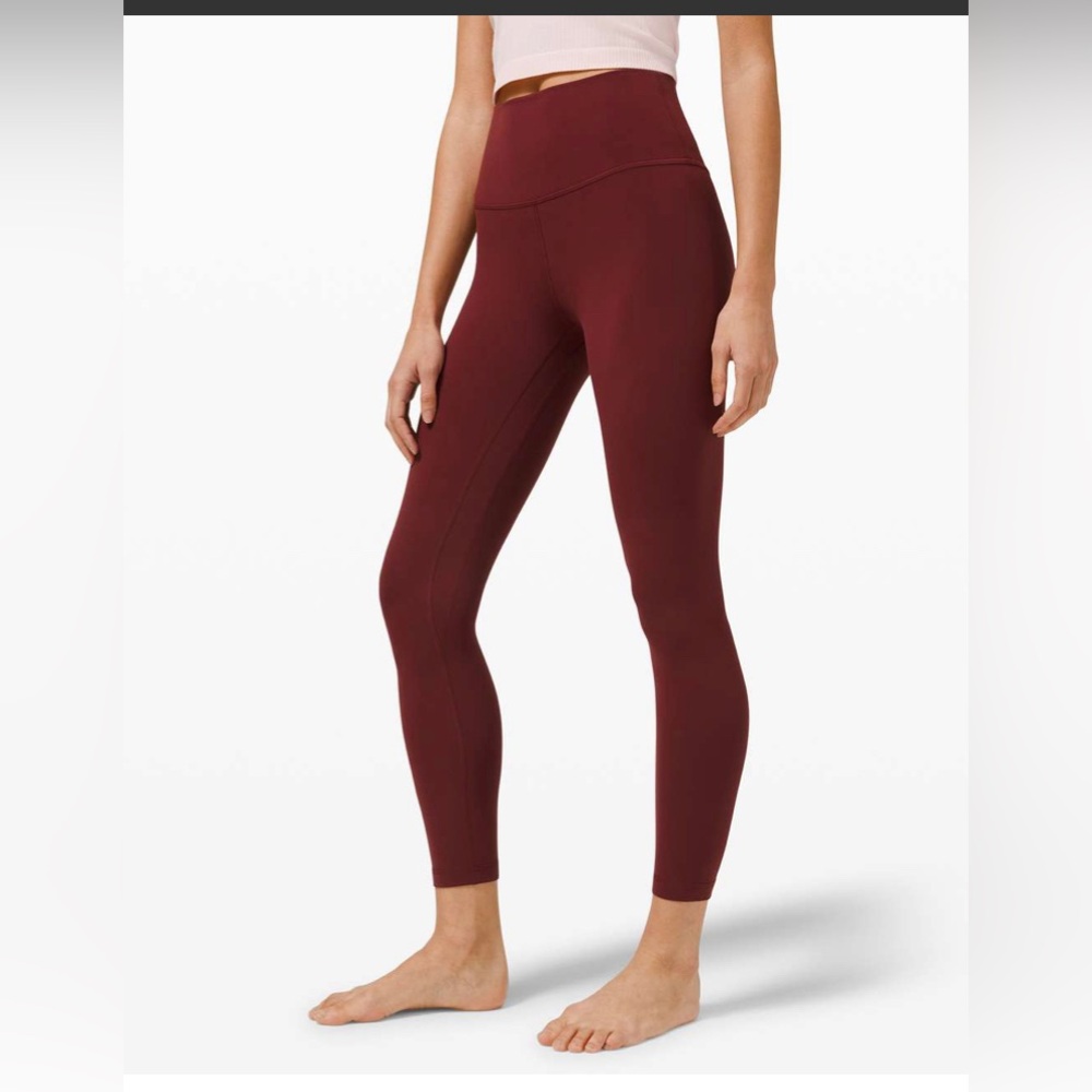 lululemon athletica Burgundy Leggings